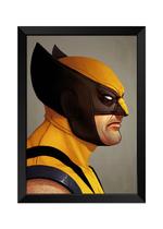 Quadro Decorativo Wolverine com acrílico A4