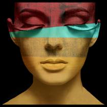 Quadro Decorativo Woman Abstract Me 40 cm x 40 cm