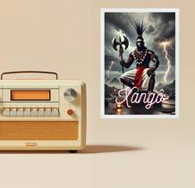 Quadro Decorativo Xangô 45X34Cm Quadro Decorativo Xangô 45X34Cm
