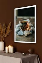 Quadro Decorativo Xícara Chá Sachês - 70X50Cm