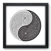Quadro Decorativo - Yin Yang - 33cm x 33cm - 005qddp
