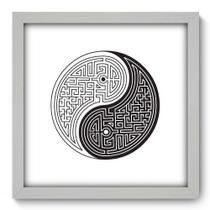 Quadro Decorativo - Yin Yang - 33cm x 33cm - 082qndbb