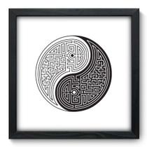 Quadro Decorativo - Yin Yang - 33cm x 33cm - 082qndbp
