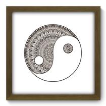 Quadro Decorativo - Yin-Yang - 33cm x 33cm - 402qddm
