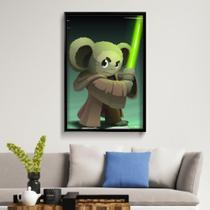 Quadro Decorativo Yoda 40x60 cm Placa Decorativa em MDF para Decoração de interiores