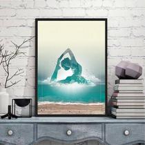 Quadro Decorativo Yoga Zen 45x34cm