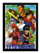 Quadro Decorativo Yu Yu Hakusho Anime Poster Moldurado Quadro Decorativo Yu Yu Hakusho Anime Poster Moldurado