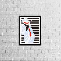 Quadro Decorativo Zé Pelintra 33x24cm - com vidro Quadro Decorativo Zé Pelintra 33x24cm - com vidro