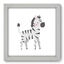 Quadro Decorativo - Zebra - 22cm x 22cm - 144qdbb