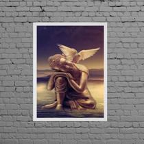 Quadro Decorativo Zen Buda Da Paz 24x18cm - com vidro Quadro Decorativo Zen Buda Da Paz 24x18cm - com vidro
