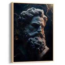 Quadro decorativo Zeus em Escultura - Art Canvas Quadro decorativo Zeus em Escultura - Art Canvas