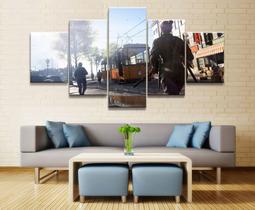 Quadro Decorativos Battlefield com 5 peças 6 Quadro Decorativos Battlefield com 5 peças 6