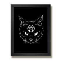 Quadro Decorativos Cat 666 Gato Mistico