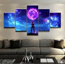 Quadro Decorativos Céu estrelado com 5 peças