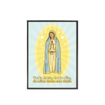 Quadro Decorativos De Mãos Dadas Com Maria 20X30Cm