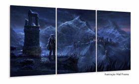 Quadro Decorativos Elder Scrolls com 3 peças 120x60 cm Quadro Decorativos Elder Scrolls com 3 peças 120x60 cm