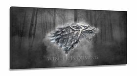 Quadro Decorativos Game of Thrones em Tecido Canvas 130x60 m01