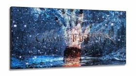 Quadro Decorativos Game of Thrones em Tecido Canvas 130x60