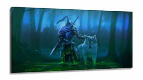 Quadro Decorativos Jogo-dark-souls em Tecido Canvas 130x60 Quadro Decorativos Jogo-dark-souls em Tecido Canvas 130x60