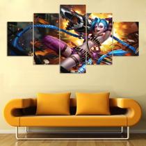 Quadro Decorativos League of Legends com 5 peças