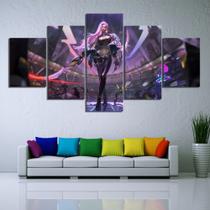 Quadro Decorativos League of Legends com 5 peças