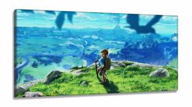 Quadro Decorativos Legends of Zelda em Tecido Canvas 130x60 Quadro Decorativos Legends of Zelda em Tecido Canvas 130x60