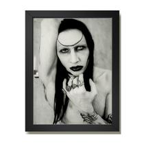 Quadro Decorativos Marilyn Manson Rock 2