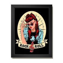 Quadro Decorativos Rockabilly Pinup Girl