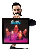 Quadro Deep Purple Burn Capa Arte Na Moldura