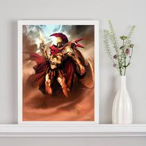 Quadro Deus Da Guerra E Da Coragem- Ares 45x34cm - com vidro