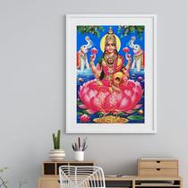 Quadro Deusa Hindu Lakshmi - 60x48cm Quadro Deusa Hindu Lakshmi - 60x48cm
