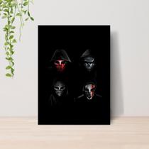 Quadro Devils Night Dark Romance A4 Placa MDF 02