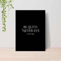 Quadro Devils Night Dark Romance A4 Placa MDF 06