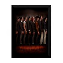 Quadro Digital Art Rock Brasileiro Banda Titans 42x29cm