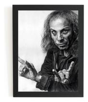 Quadro Dio Black Sabbath Arte Desenho Rock Quadro Dio Black Sabbath Arte Desenho Rock
