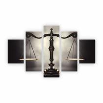 Quadro Direito - Balança Da Justiça - Decorativo Tela Canvas Quadro Direito - Balança Da Justiça - Decorativo Tela Canvas