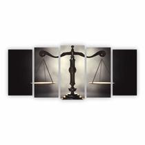 Quadro Direito - Balança Da Justiça Preto e Branco em Canvas Quadro Direito - Balança Da Justiça Preto e Branco em Canvas