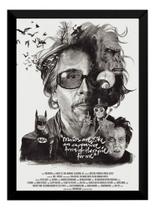 Quadro Diretor Tim Burton Cinema Arte Filmes Classicos