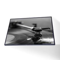 Quadro Disco de Vinil Canvas Com Vidro