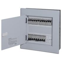 Quadro dist compacto bifásico 80a 22disj din embutir+geral Quadro dist compacto bifásico 80a 22disj din embutir+geral