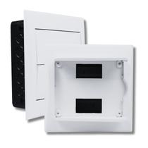 Quadro Distribuição 18/24 Disjuntores Embutir Caixa Disjuntor Branco Din Nema Elétrica Energia Quadro Distribuição 18/24 Disjuntores Embutir Caixa Disjuntor Branco Din Nema Elétrica Energia