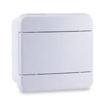 Quadro distribuicão 4 disjuntores din br sobrepor forceline Quadro distribuicão 4 disjuntores din br sobrepor forceline