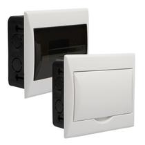 Quadro Distribuição 6/8 Disjuntores Embutir Caixa Disjuntor Din Nema Luz Elétrica Energia