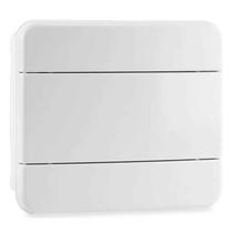 Quadro distribuicao 8 disjuntores din br- embutir force line