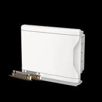 Quadro distribuição 8d/6n embutir com barramento krona