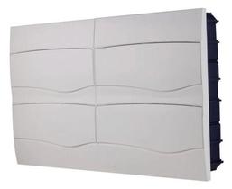 Quadro Distribuição Centrinho Embutir 48 Disjuntores Branco - BRUM Quadro Distribuição Centrinho Embutir 48 Disjuntores Branco - BRUM