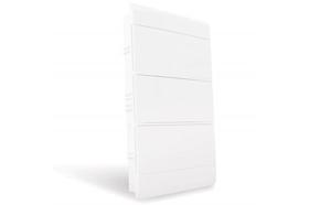 Quadro distribuição centro embutir 36 disjuntor branco steck