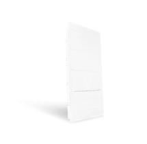 Quadro distribuição centro embutir 44 disjuntor branco steck