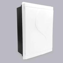 Quadro distribuição EMB/SOB 6/8 S/BAR BR - Sandalo