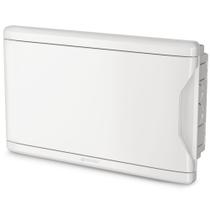 Quadro distribuição embutir 12d/9n branco sem barramento krona Quadro distribuição embutir 12d/9n branco sem barramento krona